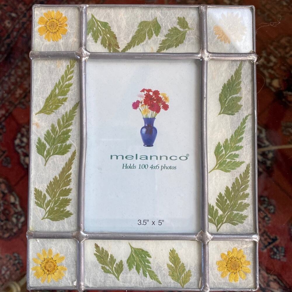 Pressed Flowers Glass Cover 100‎ Photo Album